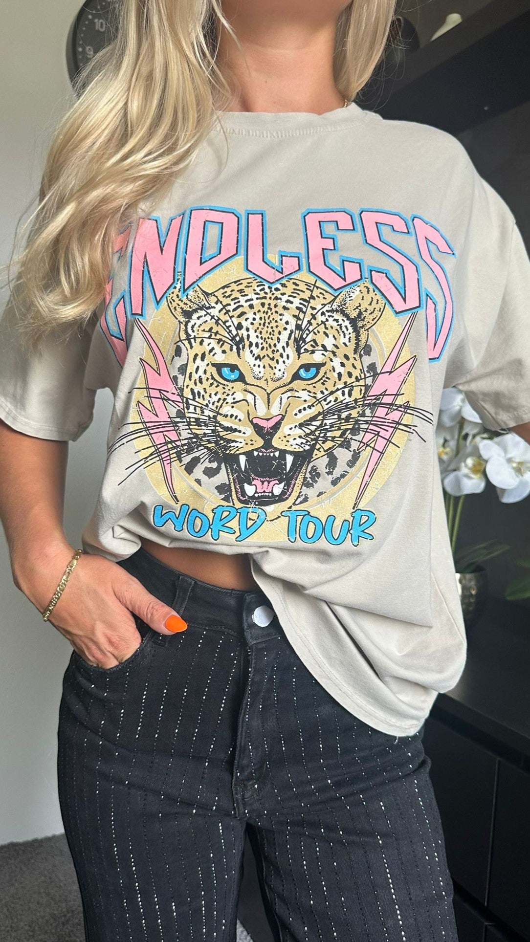 T-shirt oversized panter