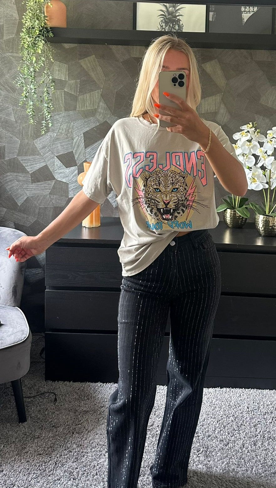 T-shirt oversized panter